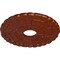 Ekena Millwork Kendall Train Station Medallion (Canopies up to 3 7/8"), 18 1/2"OD x 3 7/8"ID x 1"P, Firebrick CM18KDFIF - alternate 3
